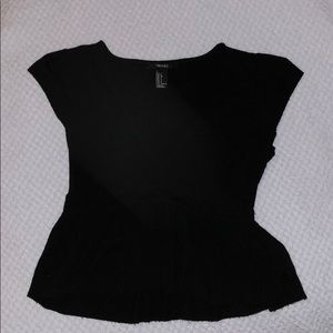 forever 21 knit V-neck top